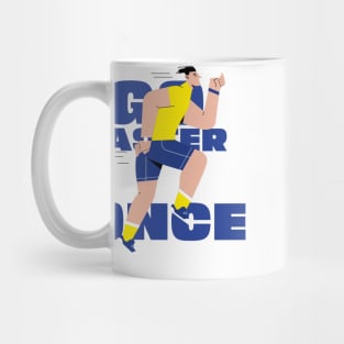 Running motivational Design, Go Faster You Only Live Once Mug